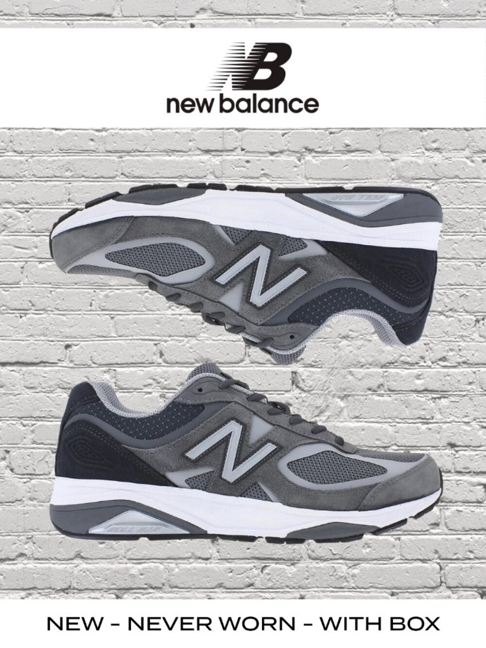 New Balance 1540v3 Men's Running Shoes - Size 10 2E Wide - NWT